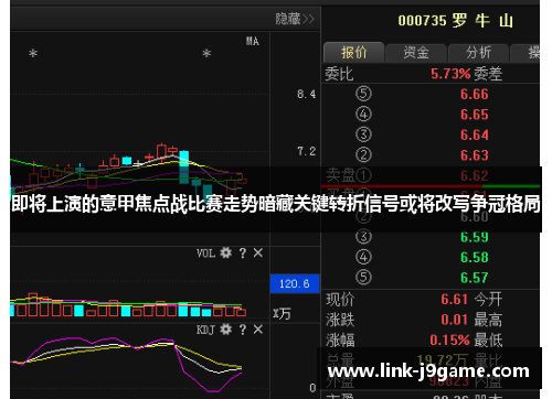即将上演的意甲焦点战比赛走势暗藏关键转折信号或将改写争冠格局